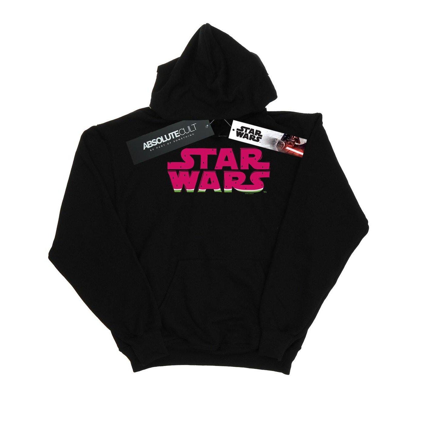 Image of Watermelon Logo Kapuzenpullover Damen Schwarz M