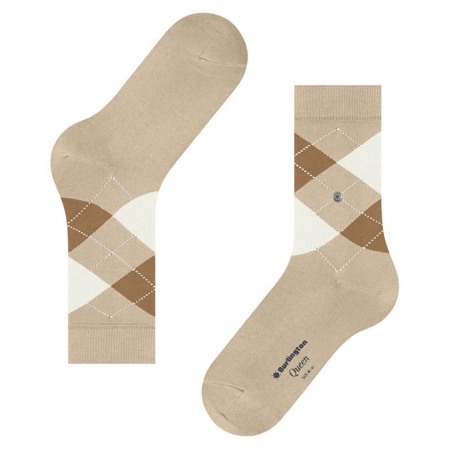 Burlington Chaussettes Queen à motif Argyle  