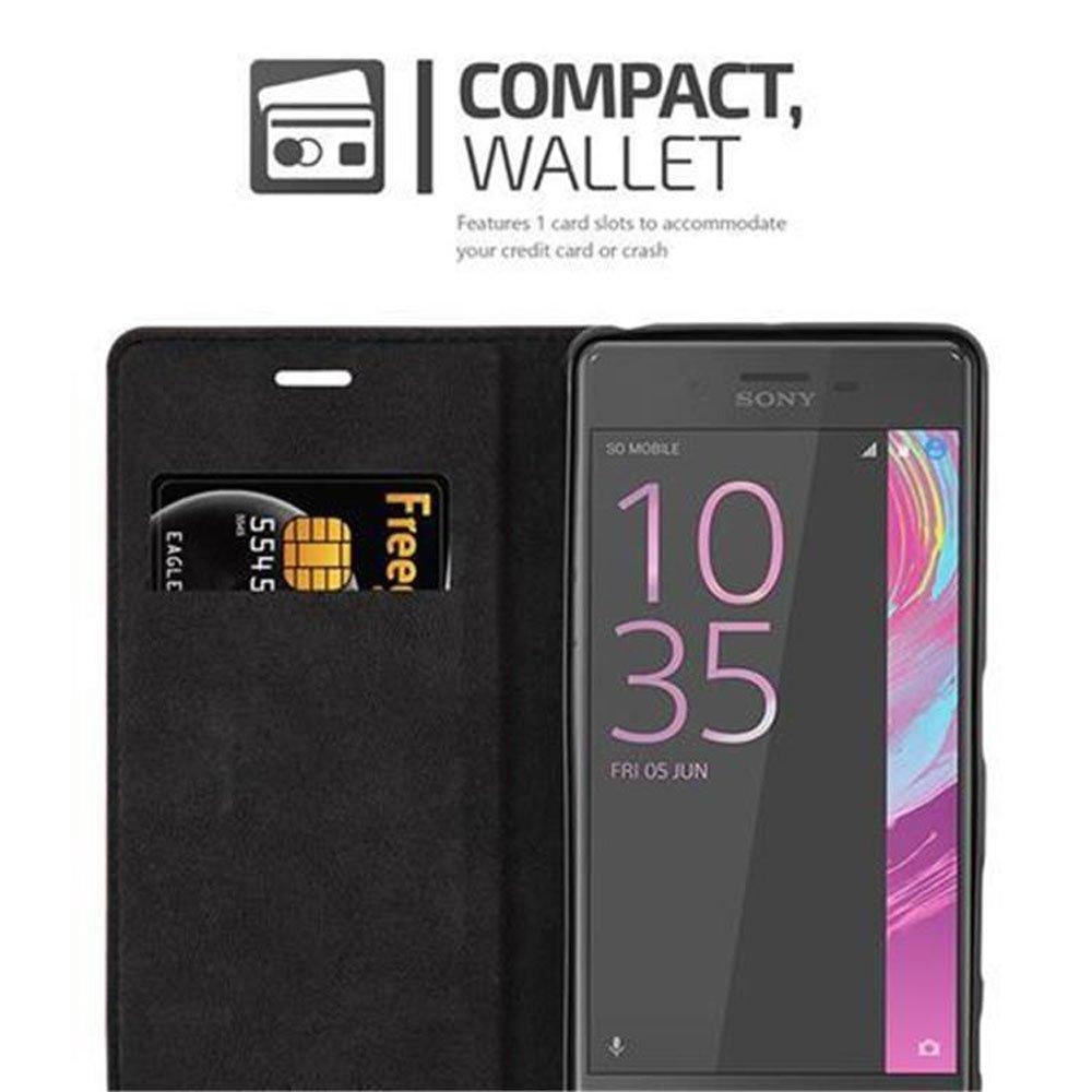 Cadorabo  Housse compatible avec Sony Xperia X PERFORMANCE - Coque de protection avec fermeture magnétique, fonction de support et compartiment pour carte 