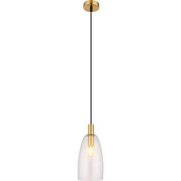 Lampe à suspension Garri métal verre 1xE14