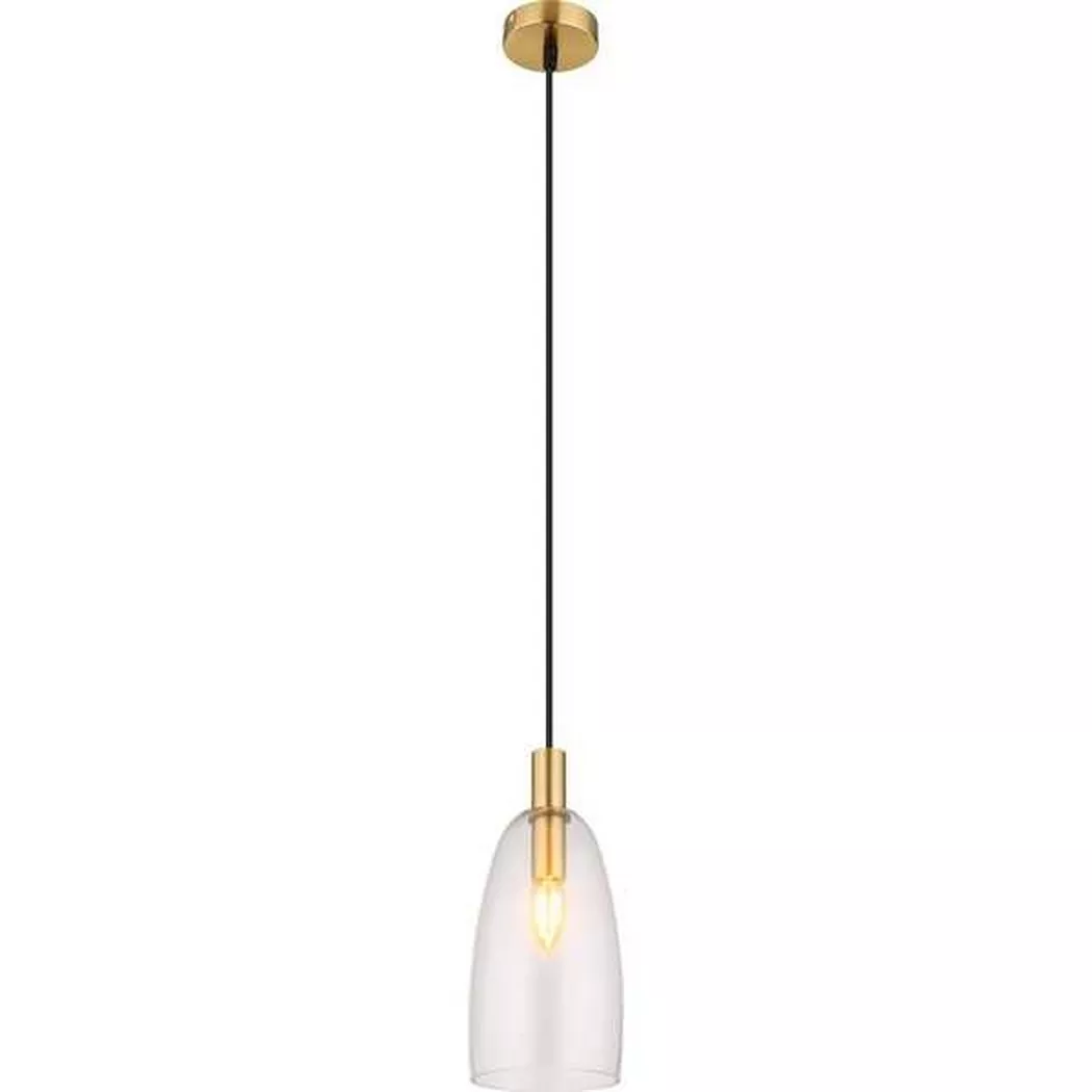 mutoni – Hängeleuchte Garri Metall Glas 1xE14, One Size, Multicolor