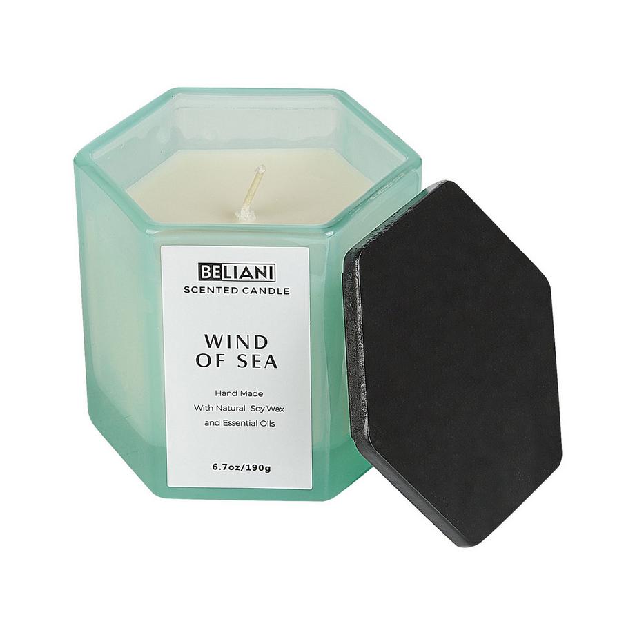 Beliani Candela Profumata con Diffusore di Fragranze en Cera di Soia CLASSY TINT  