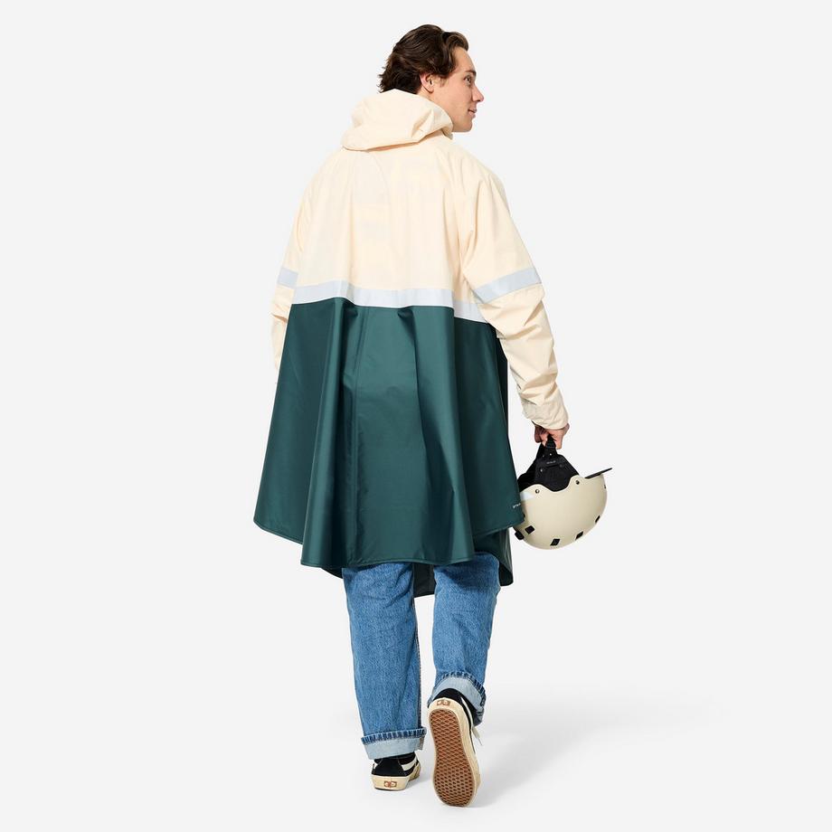 B’TWIN  Poncho vélo ville imperméable polyester 