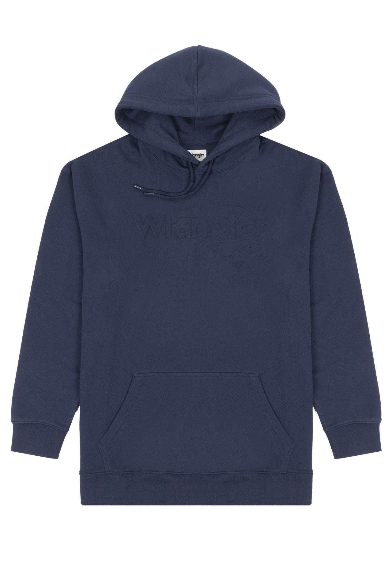 Image of Sweatshirts Logo Hoodie Herren Blau XL