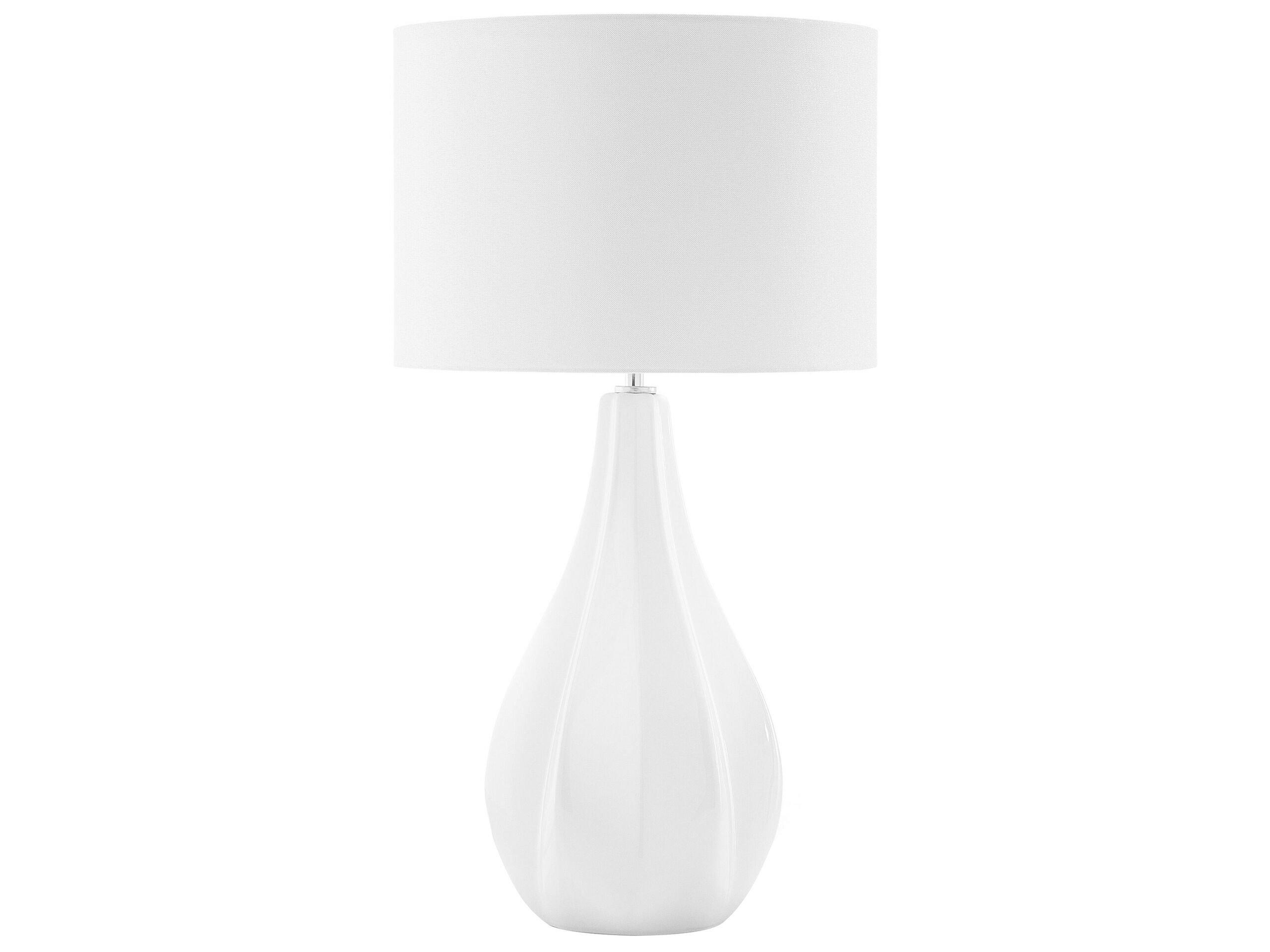 Beliani Lampe à poser en Porcelaine Glamour SANTEE  