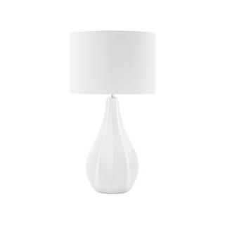 Beliani Lampe à poser en Porcelaine Glamour SANTEE  