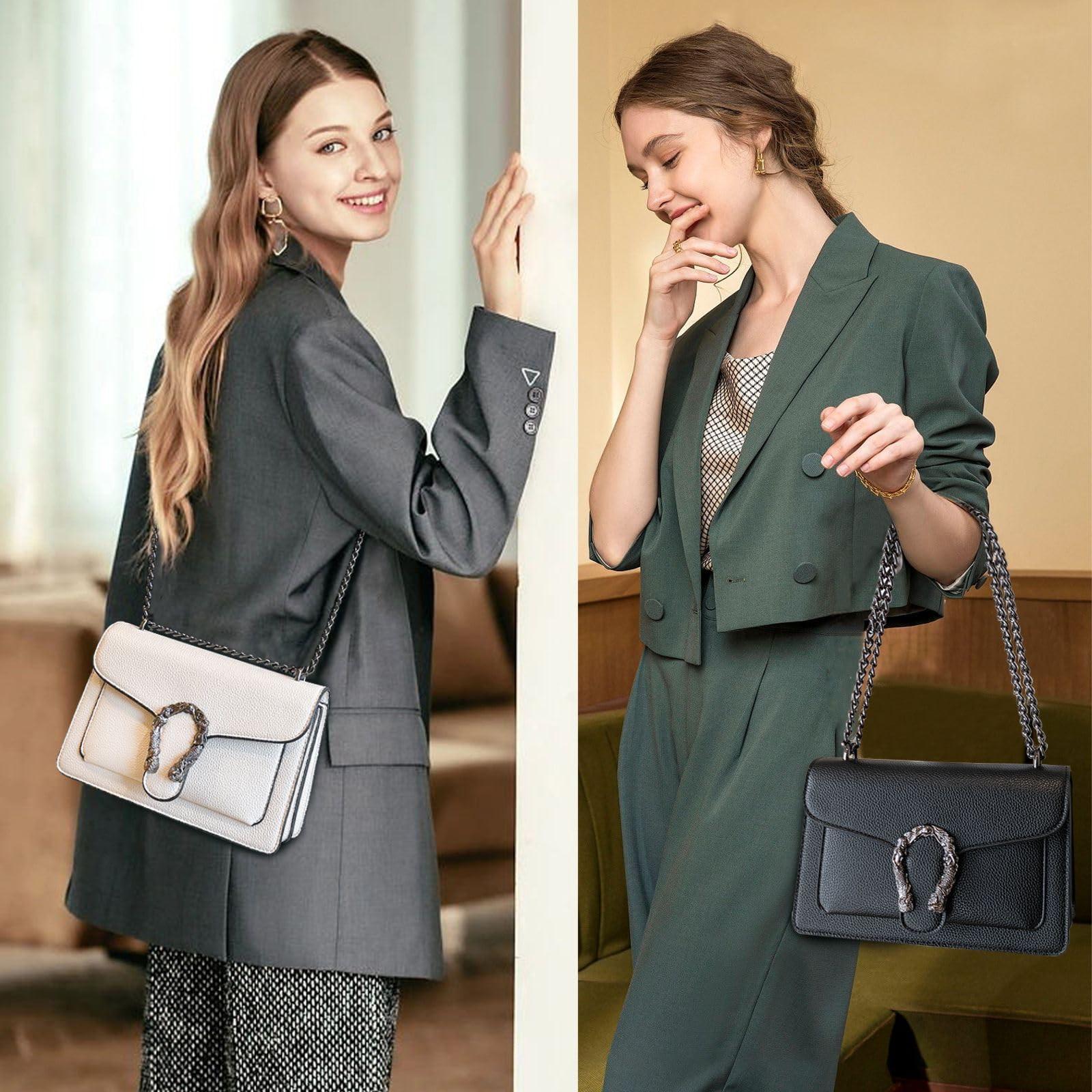 Only-bags.store Borsa a tracolla con catena tracolla regolabile  