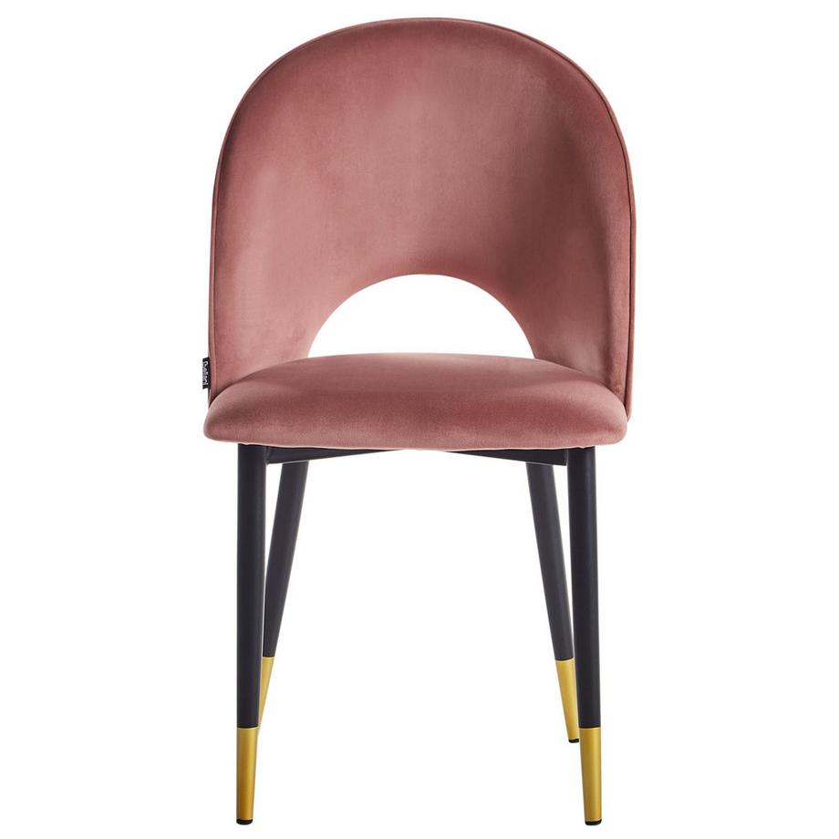 Beliani Set di 2 sedie da pranzo en Velluto Glamour MAGALIA  