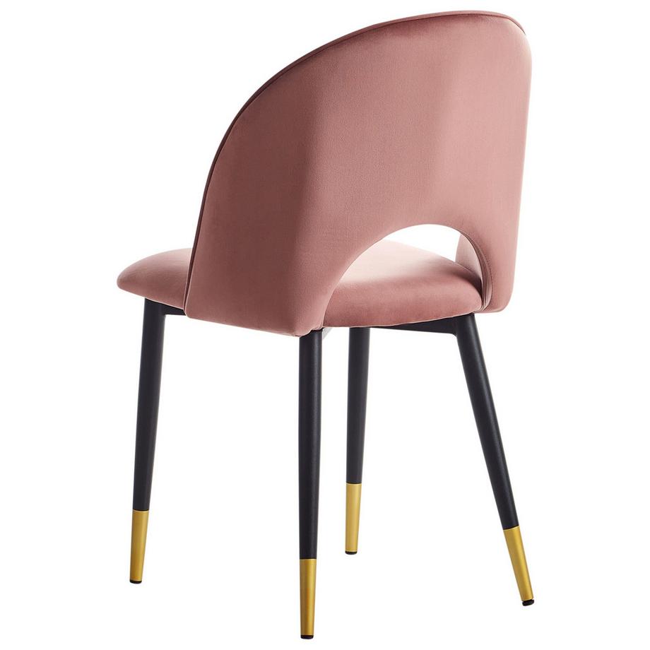 Beliani Set di 2 sedie da pranzo en Velluto Glamour MAGALIA  