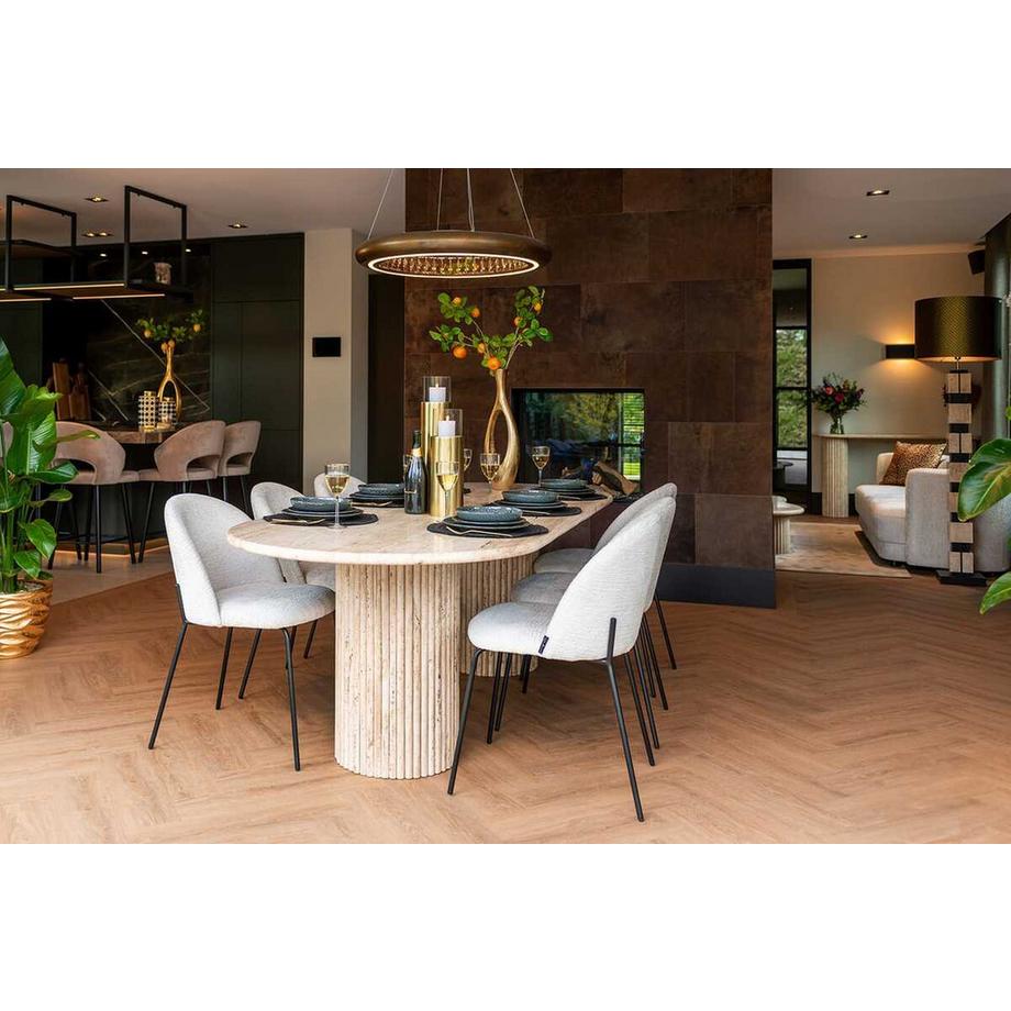 mutoni Tabouret de bar Savoy kaki noir 100  