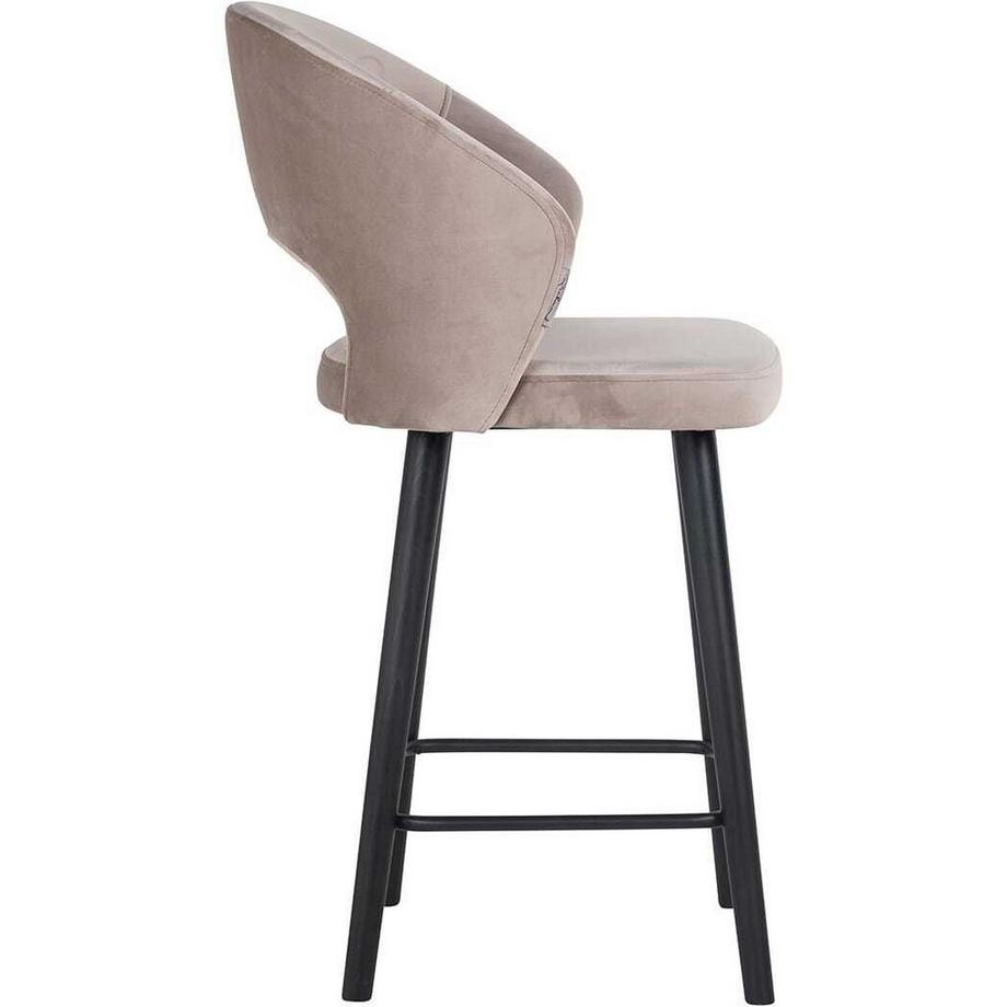 mutoni Tabouret de bar Savoy kaki noir 100  