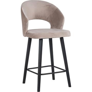 Tabouret de bar Savoy kaki noir 100