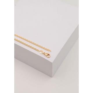 MUAU Schmuck  Collier Rundanker Rotgold 750, 2.3mm, 42cm 