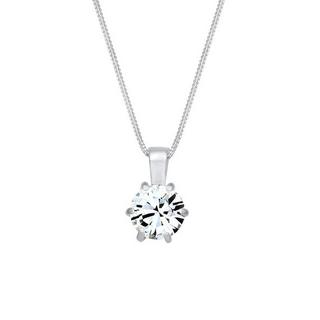 Elli  Halskette Filigran Panzerkette Basic Kristalle 