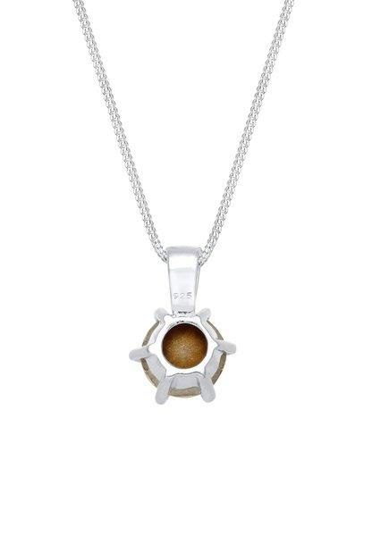 Elli  Halskette Filigran Panzerkette Basic Kristalle 