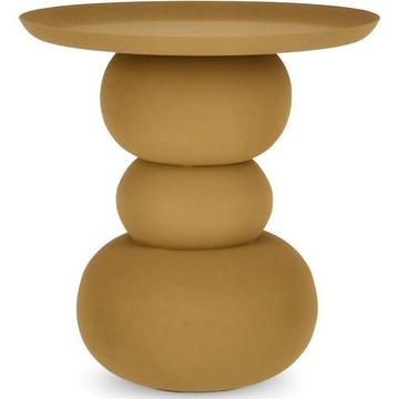 Table d&#039;appoint Alpa moutarde ronde 41