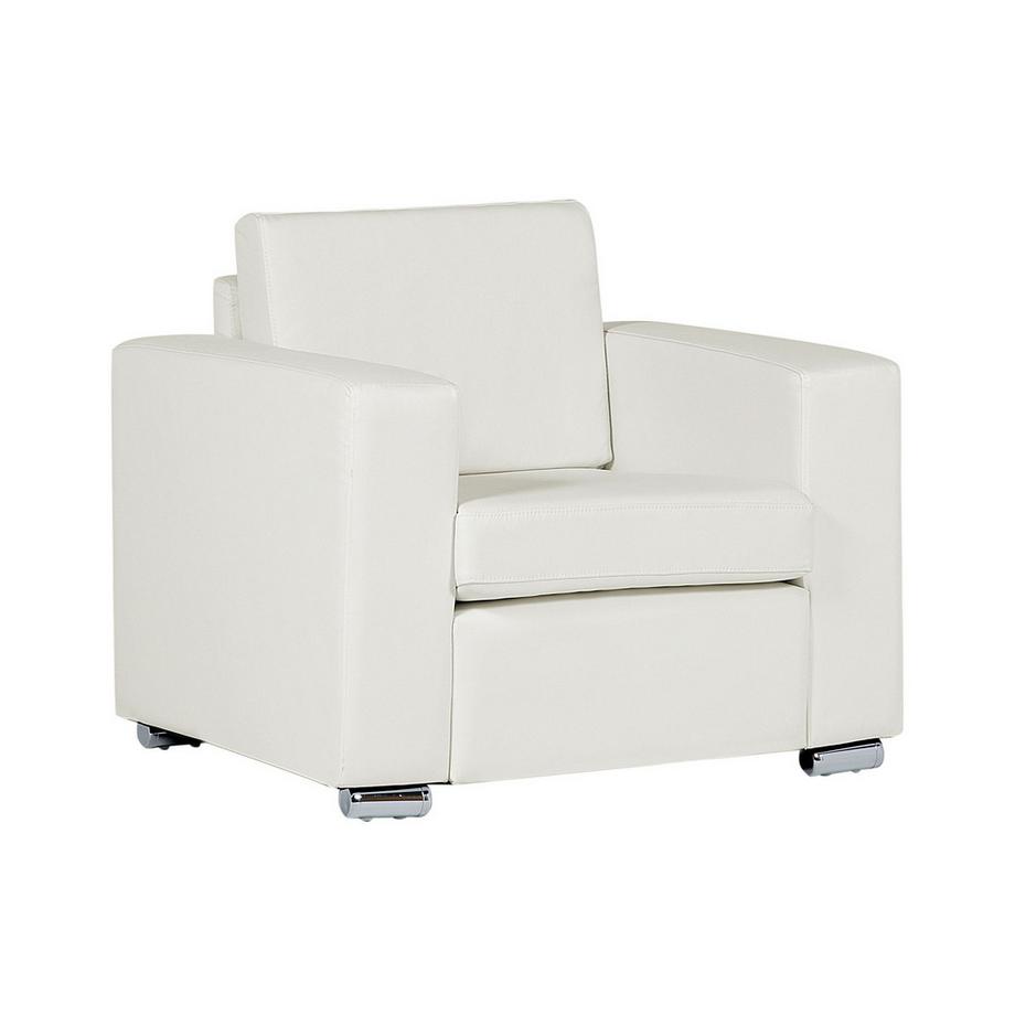 Beliani Sessel aus Echtleder Retro HELSINKI  