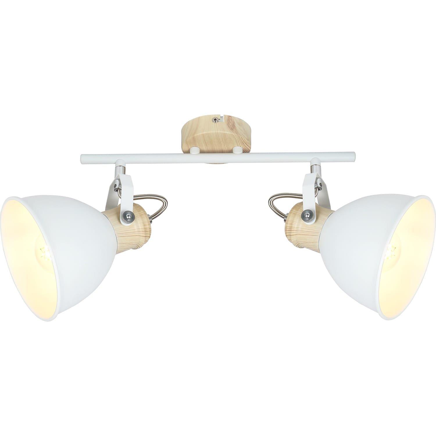 Image of Strahler Wiho Metall weiss 2xE27 Strahler Wiho Metall weiss 2xE27