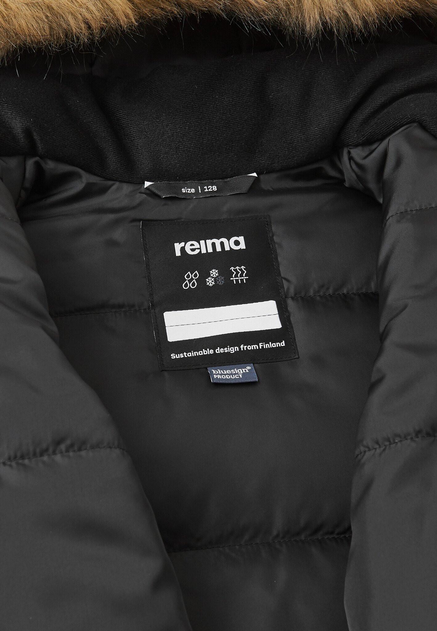 Reima  tec Kinder Winterjacke Ajaton Black 