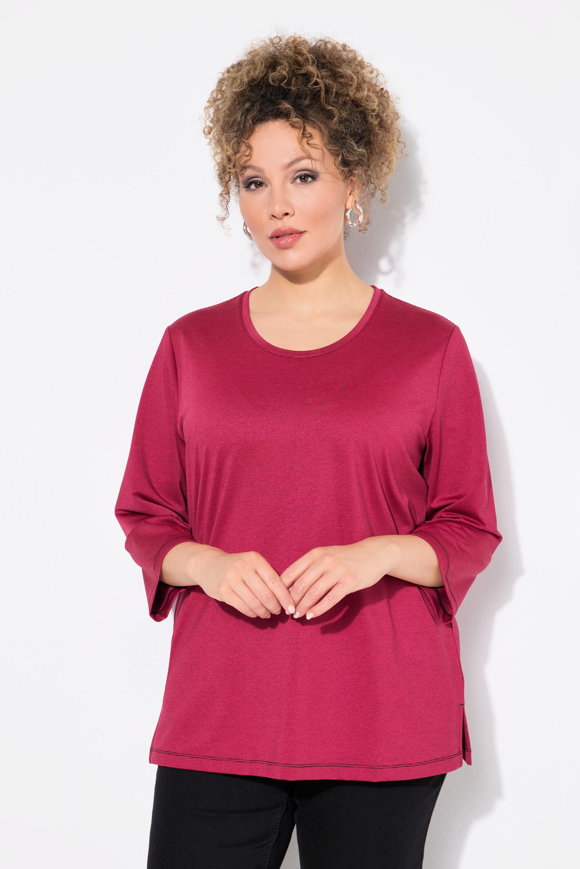Ulla Popken T-Shirt Damen Shirt Kurzärmliges Oberteil Gr. EU 50