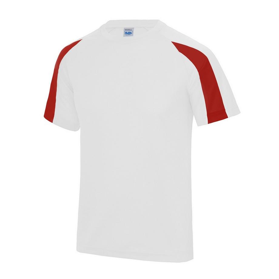 AWDis T-Shirt anti-humidité à manches contrastées  