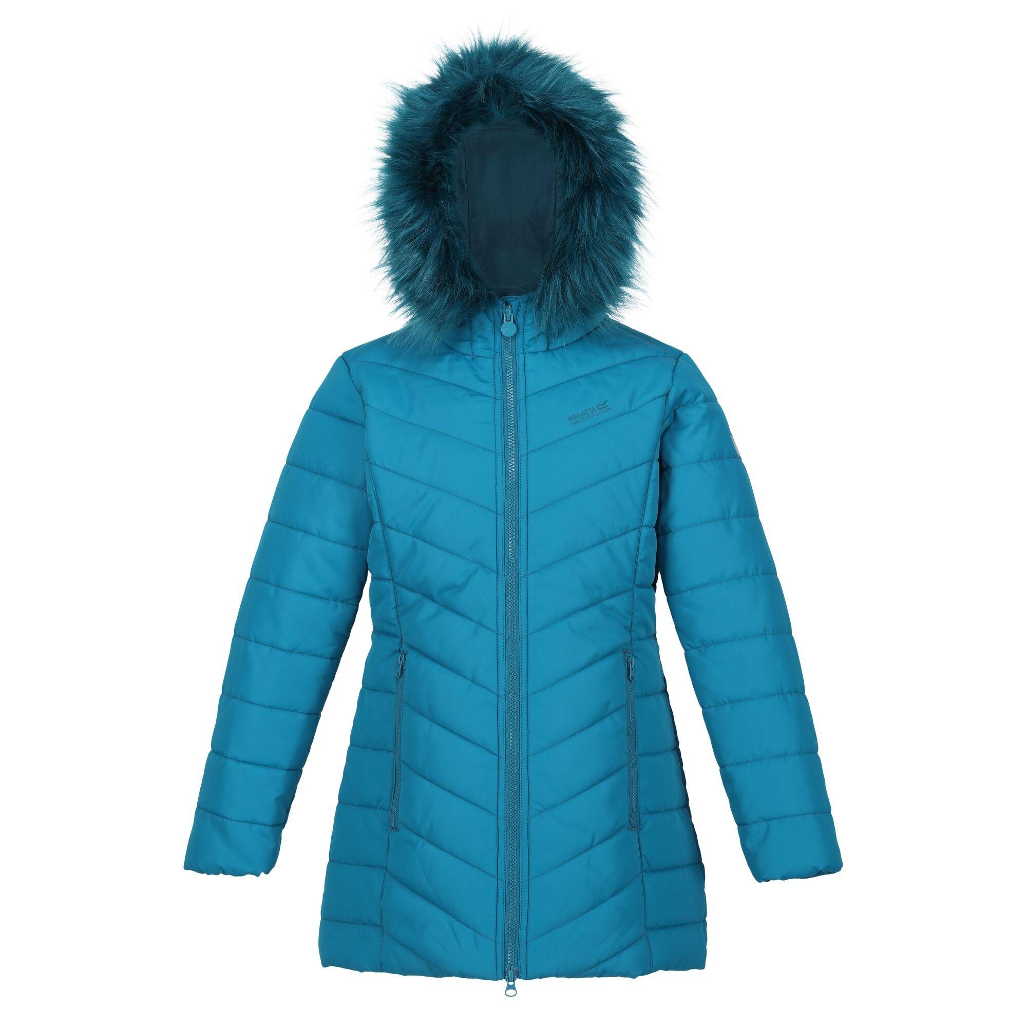Image of Fabrizia Steppjacke Mädchen Cyan-Blau 146/152