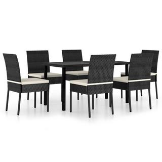 VidaXL set da pranzo Polirattan  