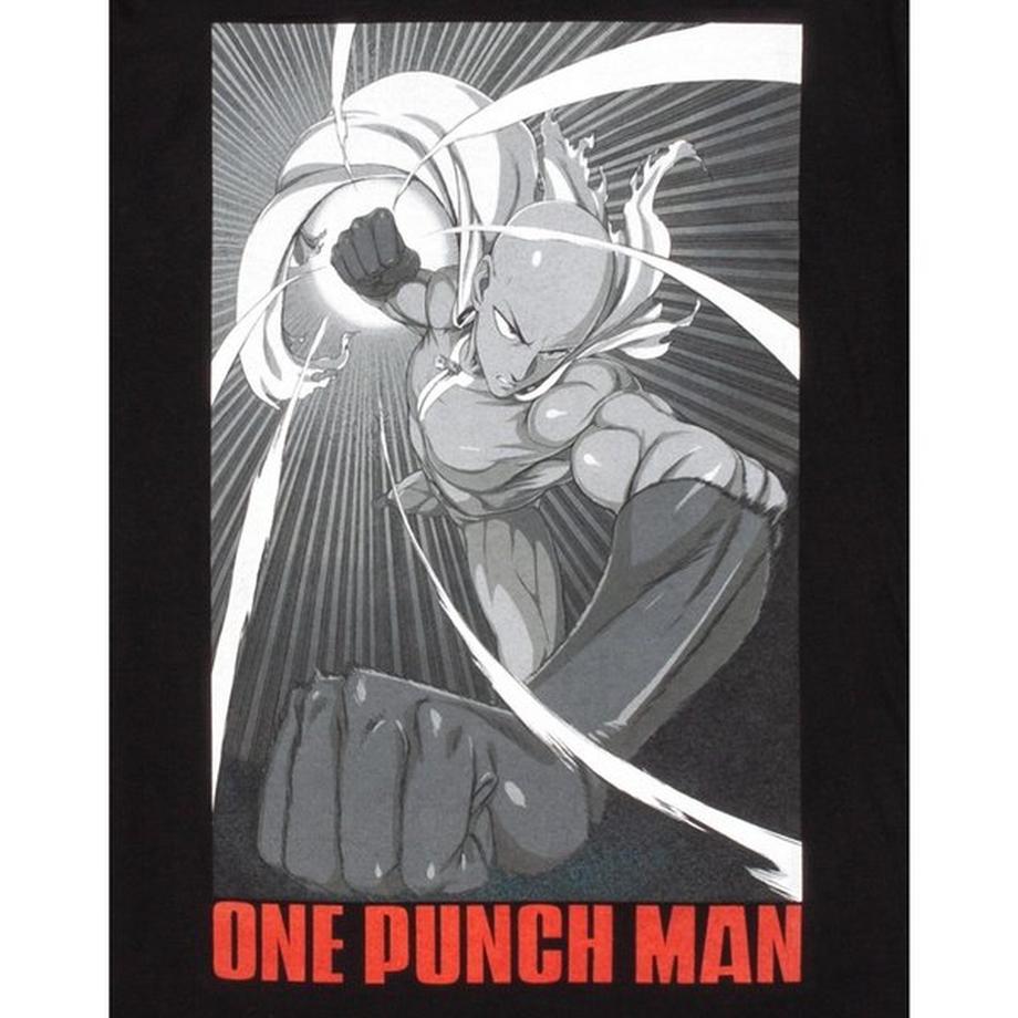 One Punch Man Saitama Grafikdruck T-Shirt  