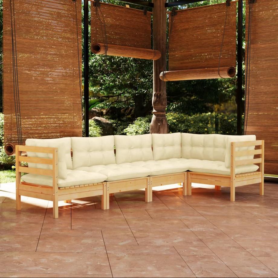 VidaXL Garten-lounge-set kiefernholz  