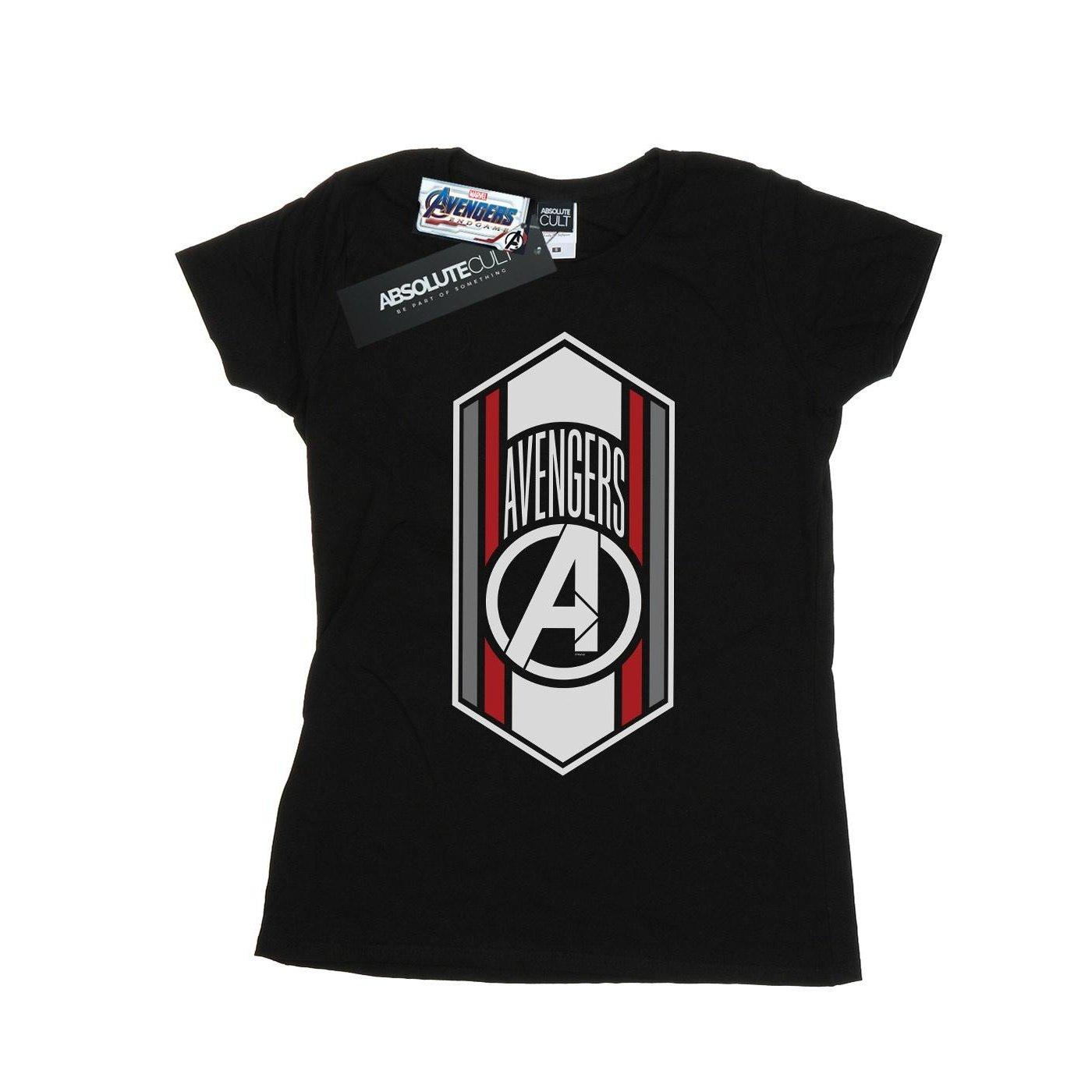 Image of Avengers Endgame Team Icon Tshirt Damen Schwarz S