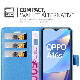 Cadorabo  Hülle für Oppo A16s  A54s Standfunktion, Kartenfach 