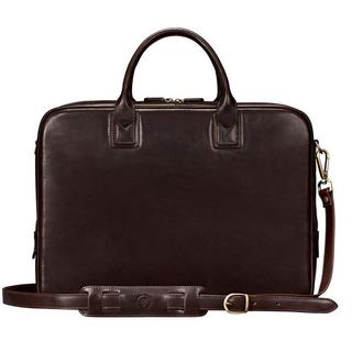 Maxwell Scott  Le Calvino L Sacoche pour ordinateur 17" en cuir 