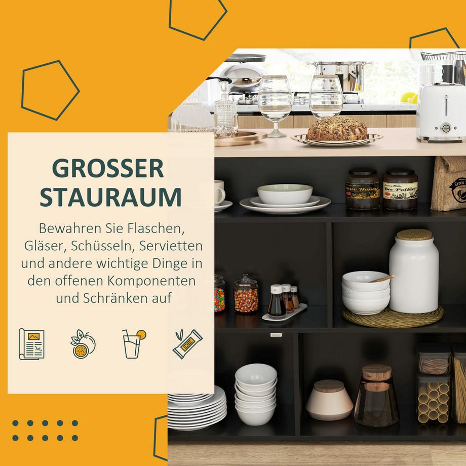 HOMCOM  Bartisch Set 