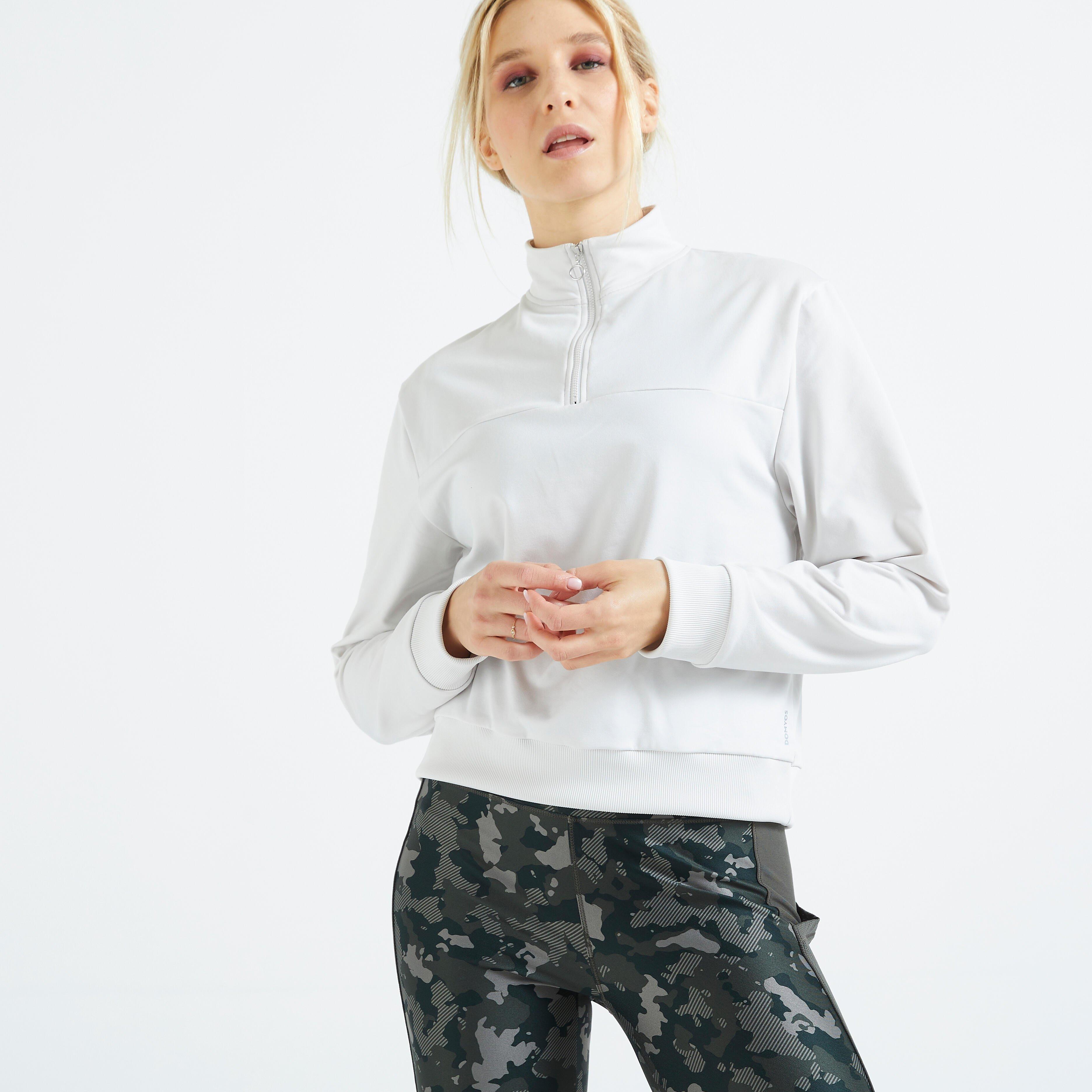 Image of Sweatshirt - Basic Damen Beige Medium 46