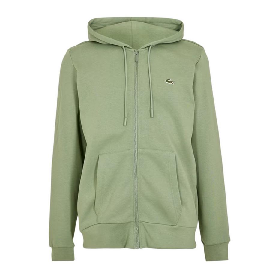 Basic Hoodie Mit Durchgehendem Reißverschluss, Baumwollmischung