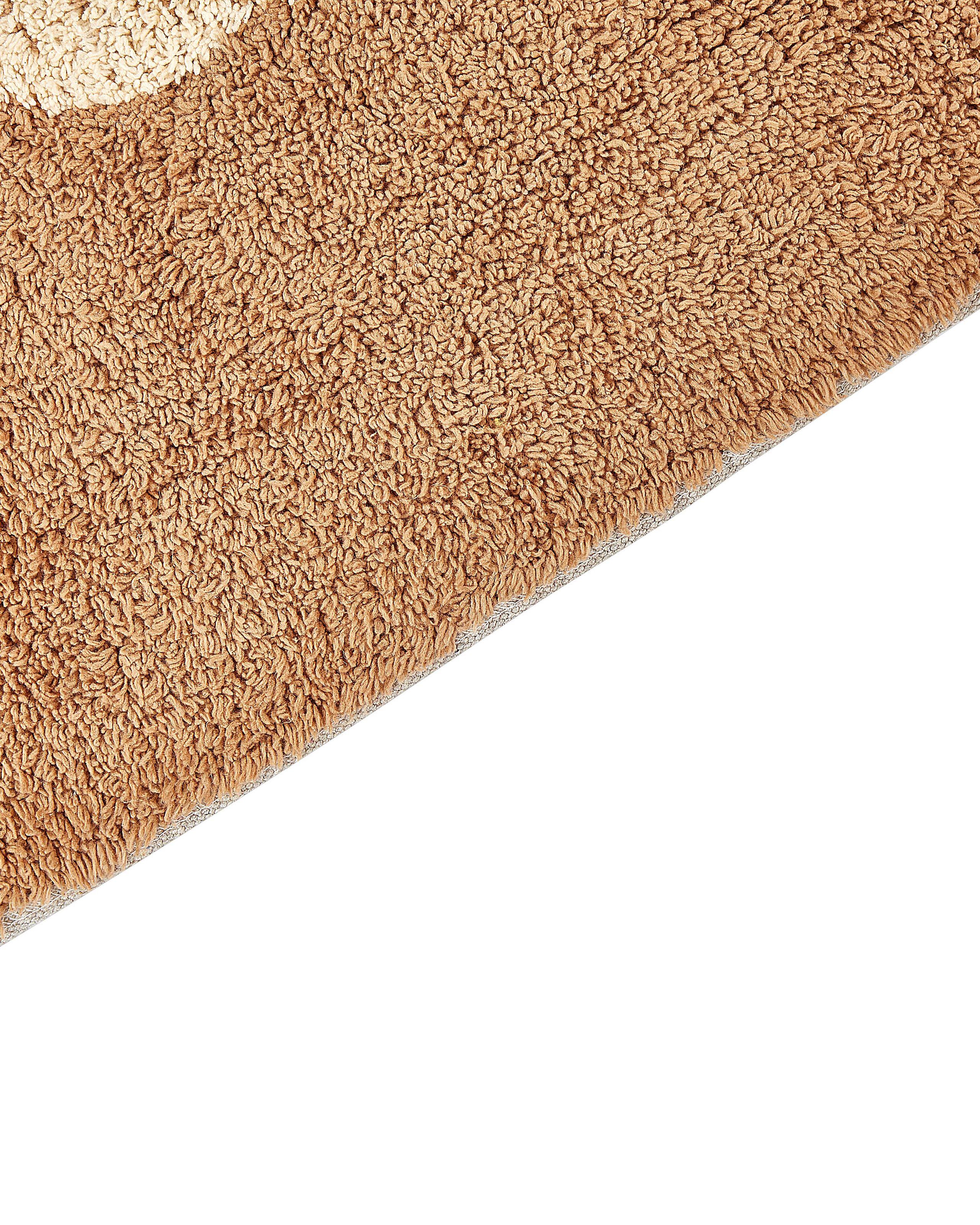 Beliani Tapis de bain en Coton Moderne ESME  