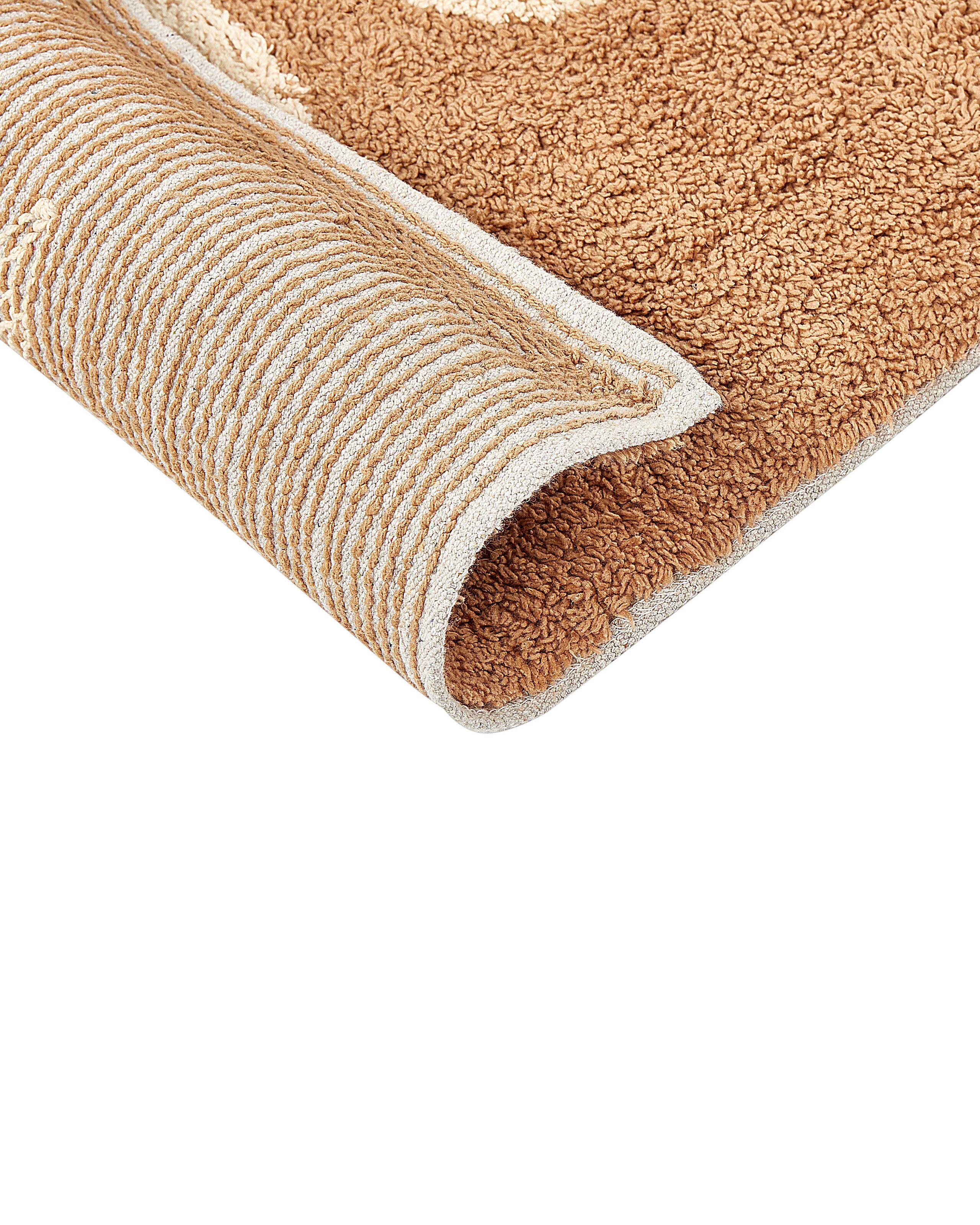 Beliani Tapis de bain en Coton Moderne ESME  