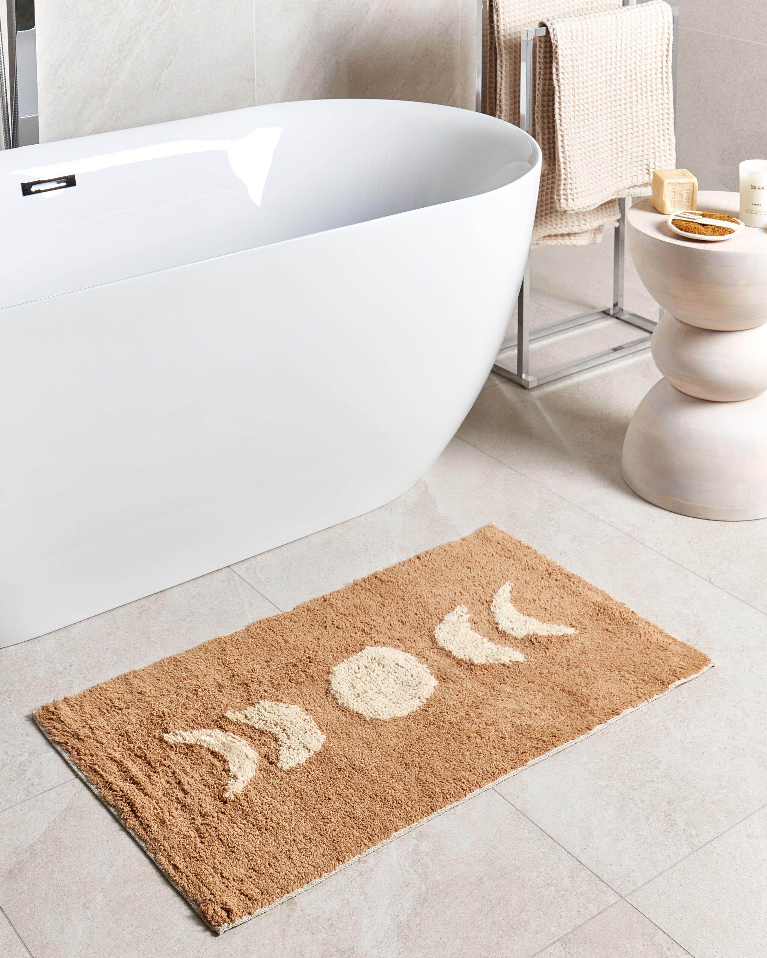 Beliani Tapis de bain en Coton Moderne ESME  