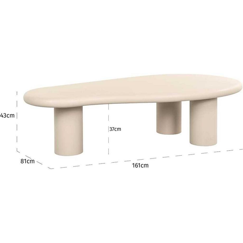 mutoni Table basse Clayton 161x81  