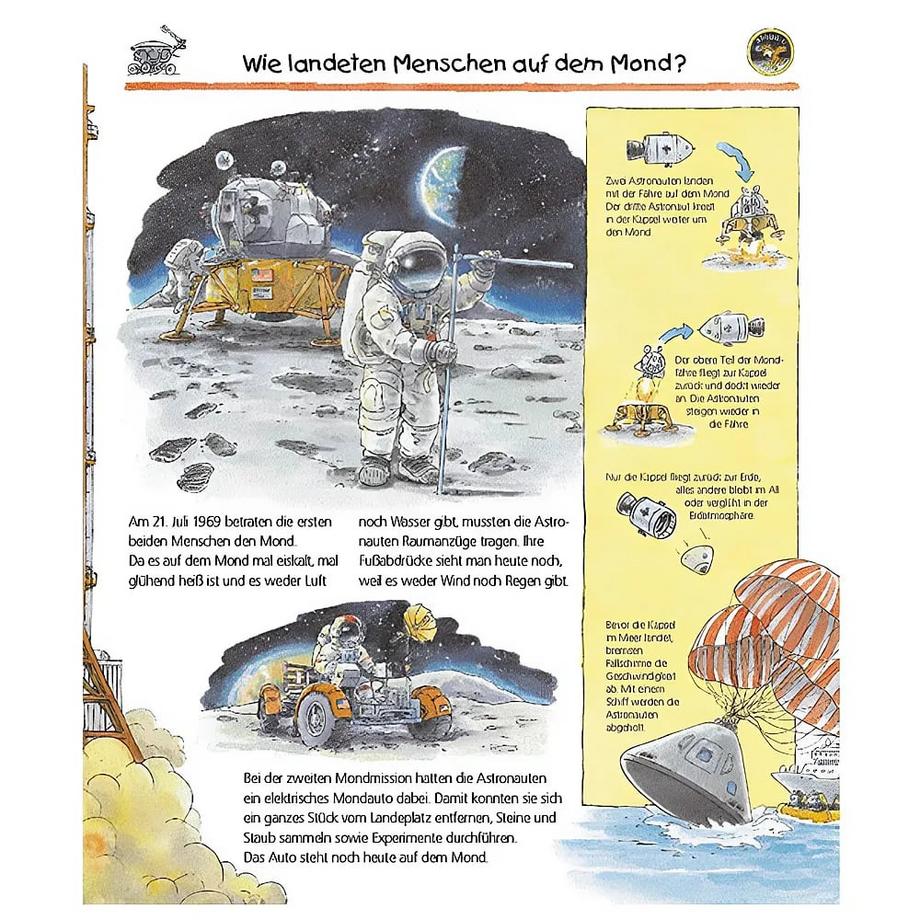 Wieso? Weshalb? Warum?, Band 32: Wir entdecken den Weltraum Erne, Andrea; Nieländer, Peter (Illustrationen) Gebundene Ausgabe 