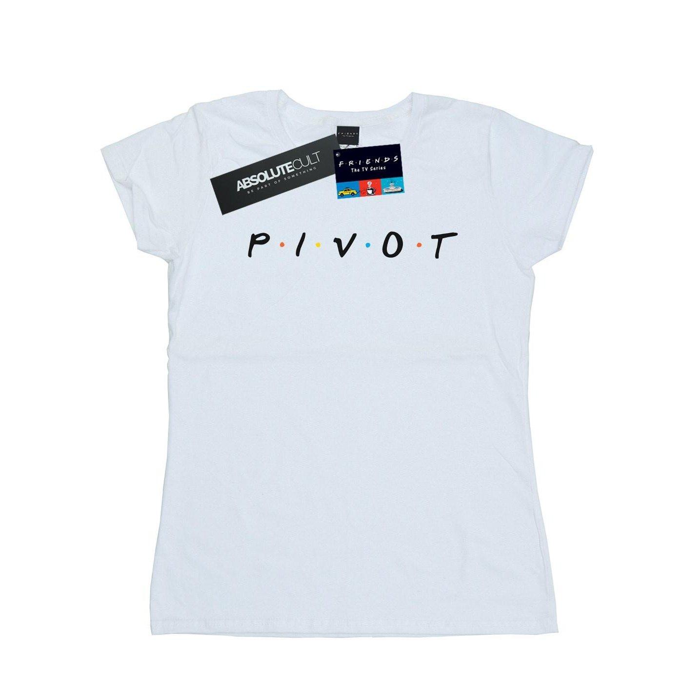 Image of Pivot Logo Tshirt Damen Weiss S
