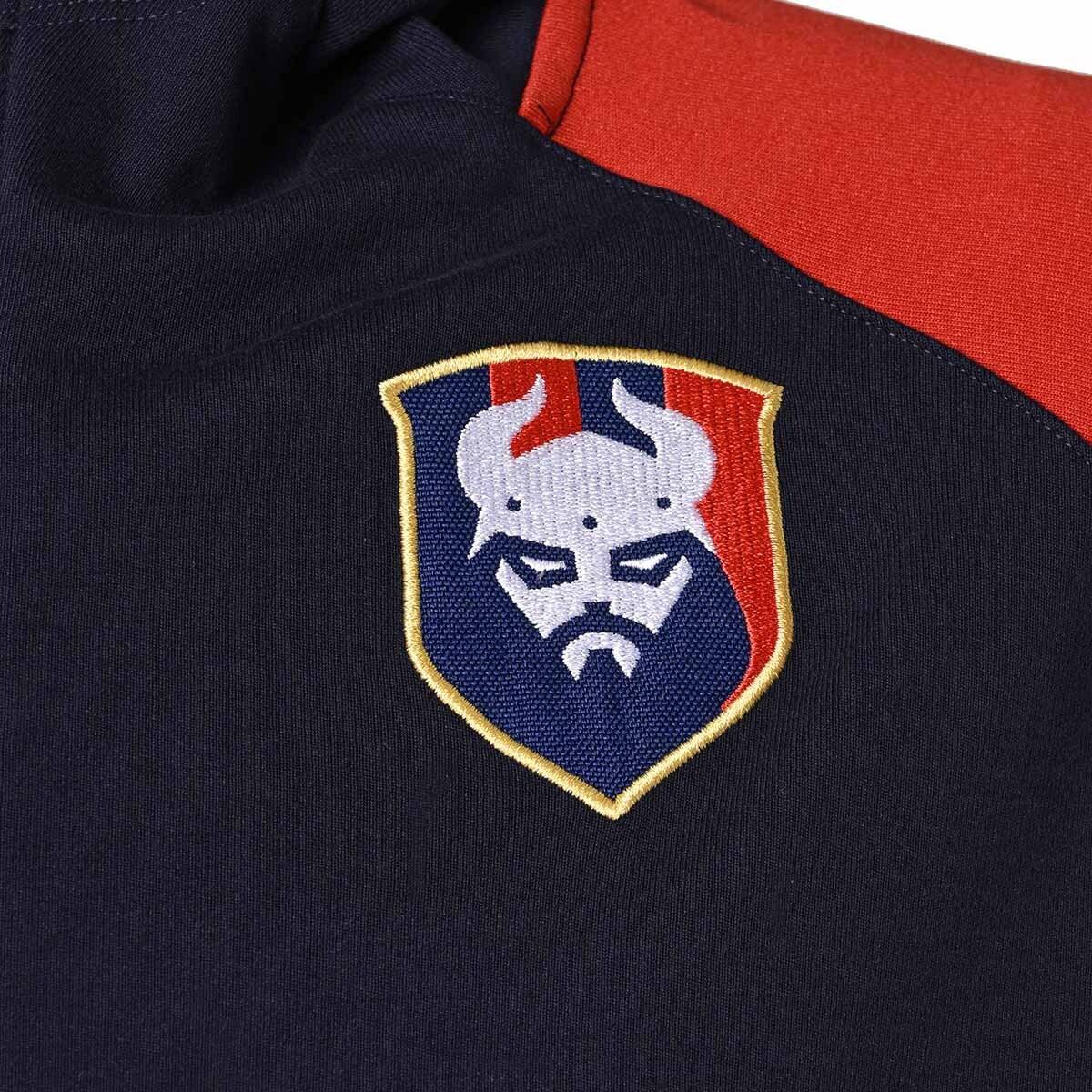 Kappa  kinder-trainingsjacke mit kapuze sm caen arufeod 2023/24 