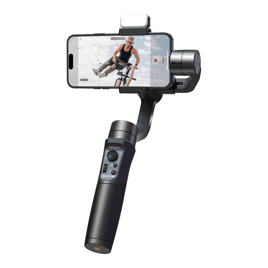 HOHEM Smartphone Gimbal iSteadyMobile+ 2024 mit Licht