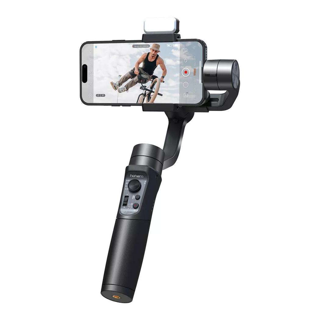 Hohem -  Smartphone Gimbal iSteadyMobile+ 2024 avec lumière