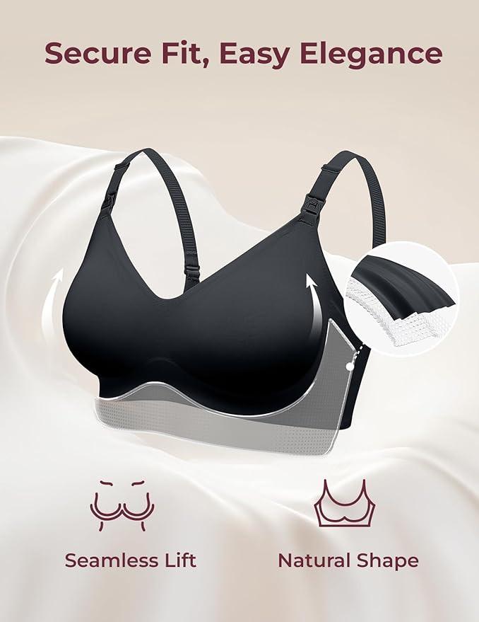 Momcozy YN21 Reggiseno allattamento senza cuciture  