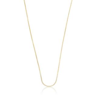 MUAU Schmuck  Collier Schlange Gelbgold 750, 0.8mm, 38cm 