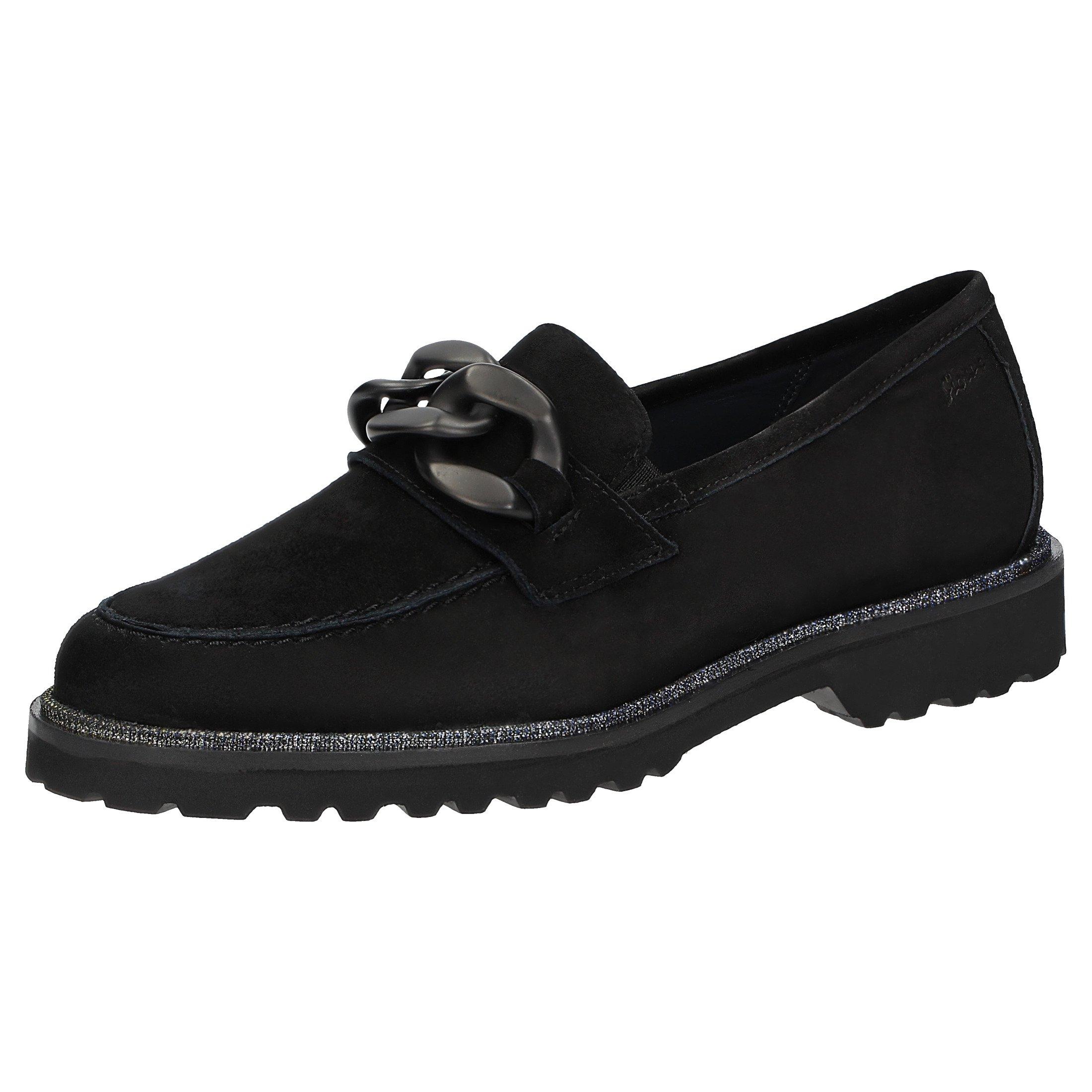 Image of Slipper Meredith-744-h Damen Schwarz 37.5