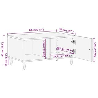 VidaXL Table basse bois  