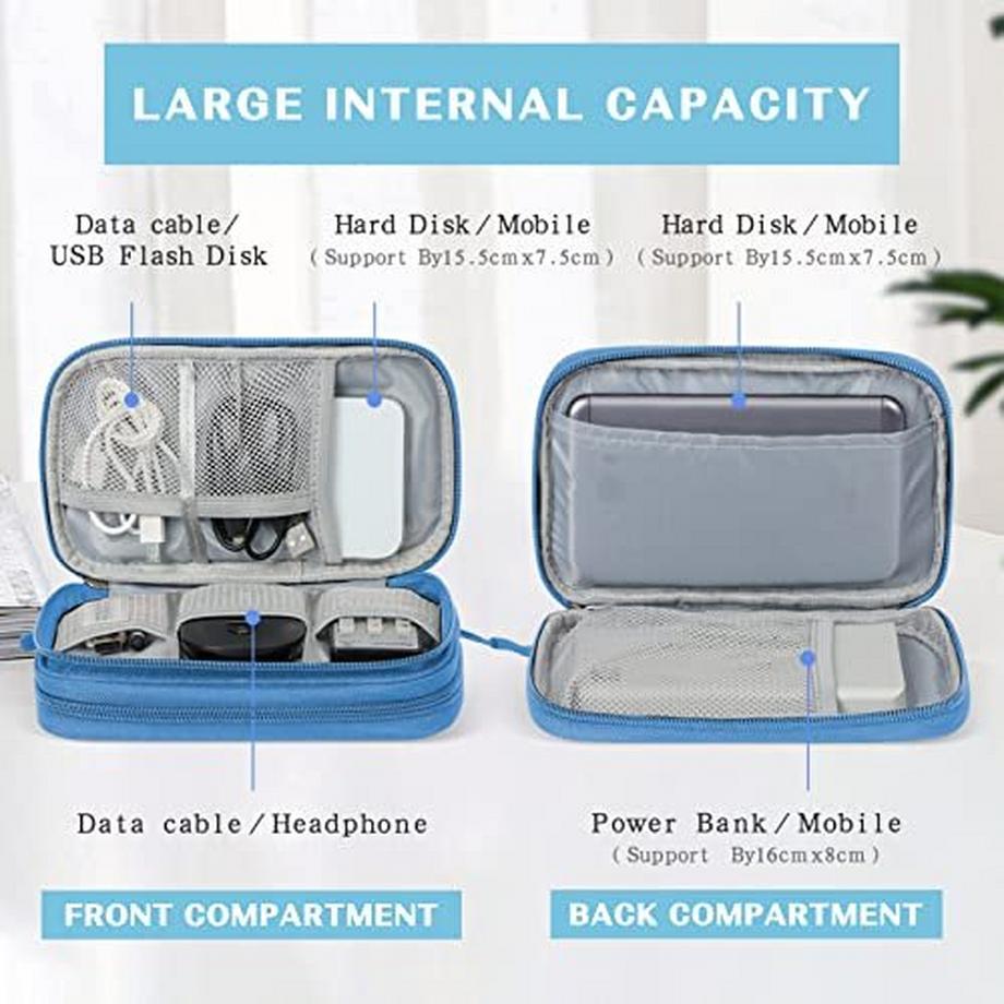 Only-bags.store  Kabeltasche, Elektronik Tasche Organizer, Kabel Organizer Kabeltasche Elektronik Zubehör Organizer Tasche Universal Tasche für Zubehör 