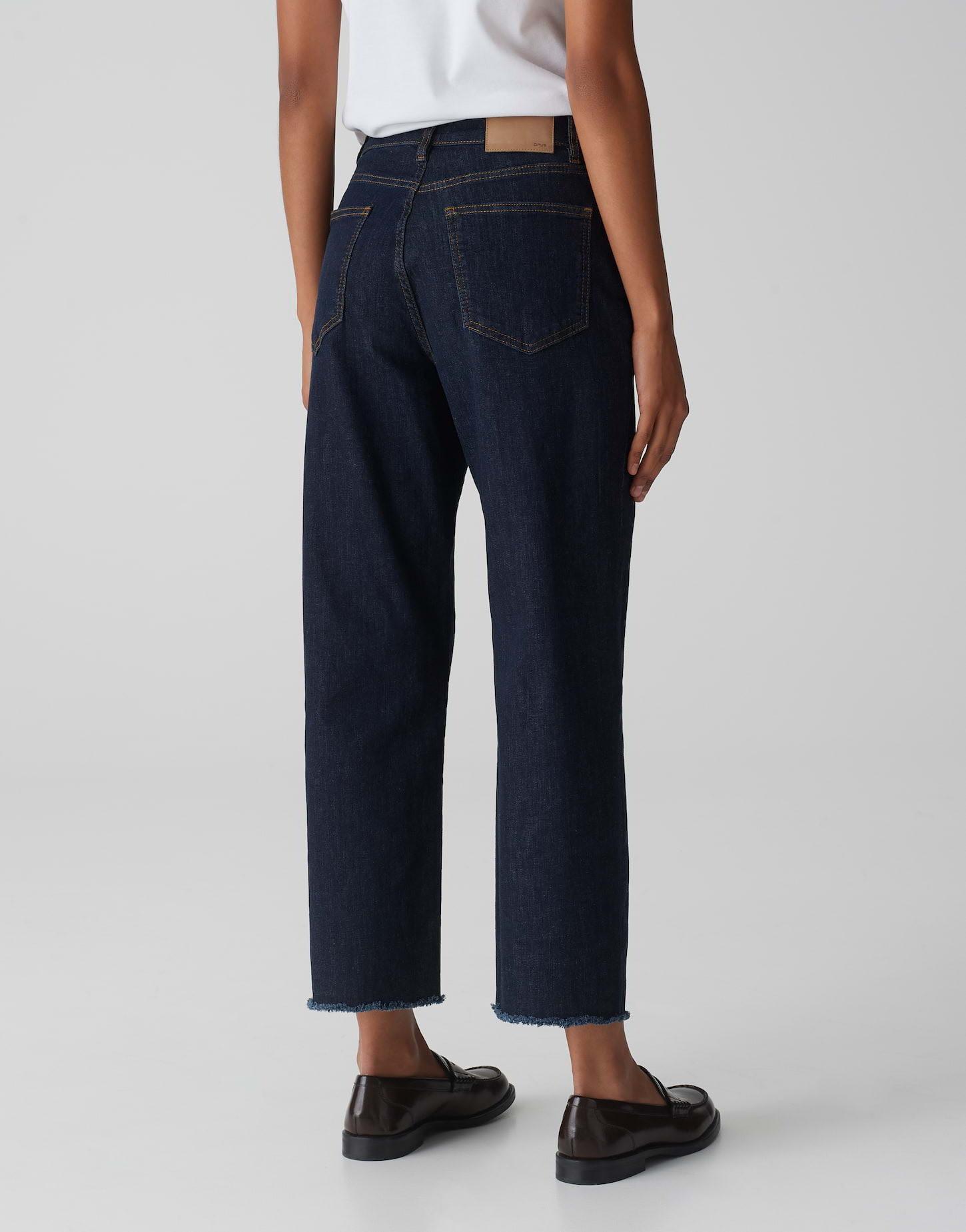 OPUS  Wide Cropped Jeans Momito Droit 